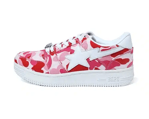 Pink Bape Shoes