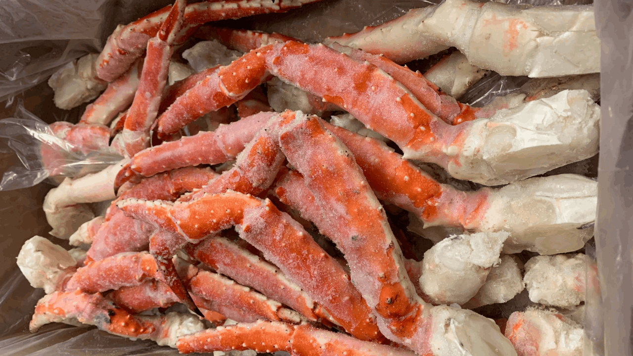 frozen crab