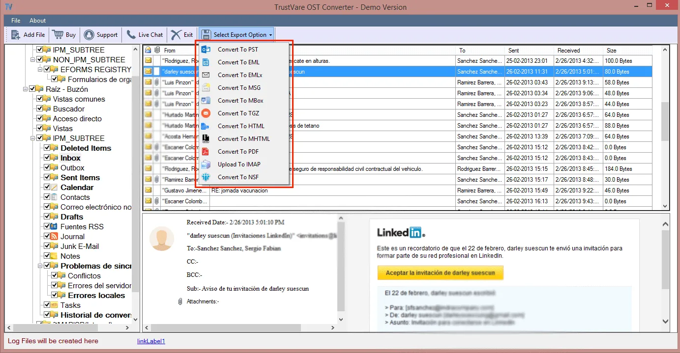 migrate OST to PST